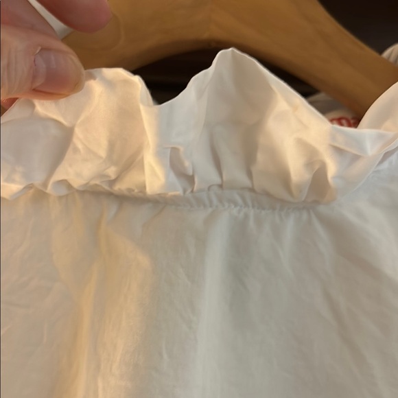 White Ruffled Blouse - Picture 2 of 6